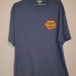 Harley Davidson Motorcycle T shirt top Orlando Florida sunset beach XL Men's